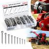 110/350Pcs Carbon Steel Split Pin Multi-Size Pin Set New Fastener Assortment  Agricultural Equipment