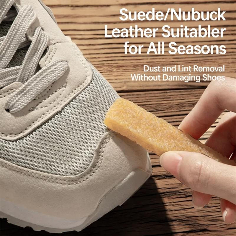 Easy to Use Rubber Eraser Cleaner for Suede and Nubuck Materials Gentle Surfaces Protection Removes Dust Restores Luster