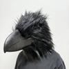 Realistisch Ravenmasker - Zwart Vogelontwerp Volledige Hoofddeksel voor Halloween, Carnaval en Kostuumfeesten, Voor Rollenspel en Pranks