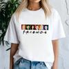 Friends Tv tshirt female graphic Psychedelic Pastel Trendy Colorful Punk t shirt Psychedelic 80s kawaii Retro