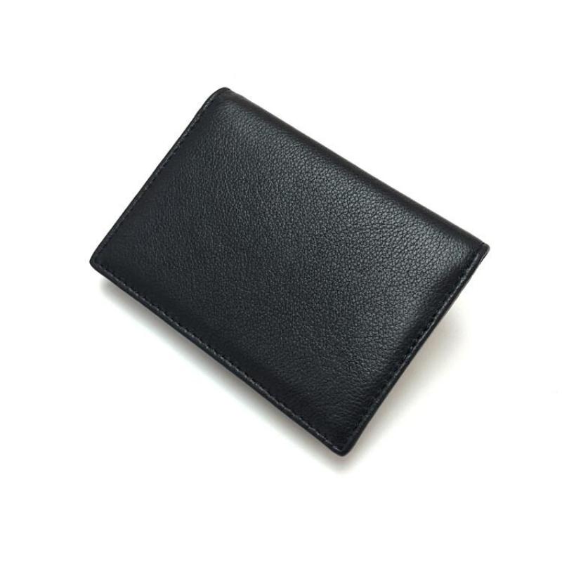 Minimalist Style Wallet Genuine Leather Small Thin ID Credit Card Holder Male Slim Simplicity VIP Bank Cards Bag Mini Women and Men Accessories