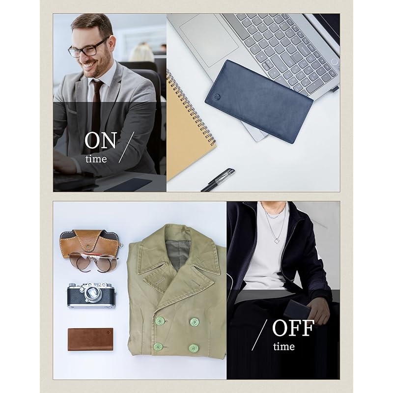 [Modiko] wallet men's made in Japan small long wallet Thin short wallet genuine leather 17.5 cm Wallet without coin purse Soft himeji leather Vertical