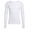 Techfit T-shirt Long Sleeve Slim Fit White