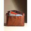 Leather Laptop Bag: Handmade Full-Grain Leather Briefcase