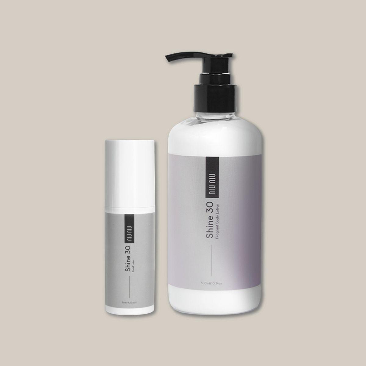 Shine 30 Perfume Hand Balm and Body Lotion Set