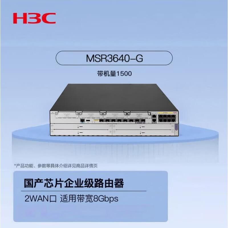 H3C MSR3640-G Enterprise Multi-Service Router (CN version)