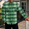Men's Basic Long Sleeve Shirt with Two Pockets
