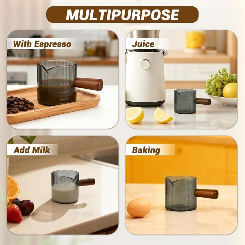 Heat Resistant Glass Measuring Cup with Clear Precise Scale for Accurate Baking Cooking and Kitchen Measurement Tasks