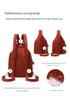 Women's Multifunctional Crossbody Backpack: Fashionable, Large-Capacity Travel and Outdoor Bag