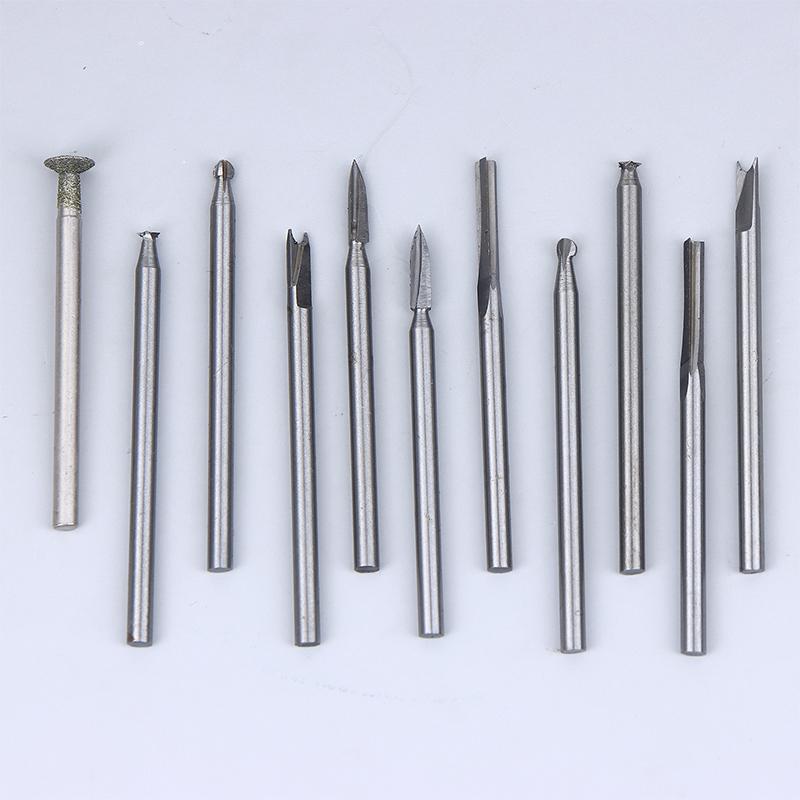5/6Pcs Wood Carving Drill Bits Set With 3mm Shank Compatible With Rotary Tool Woodworking Accessories