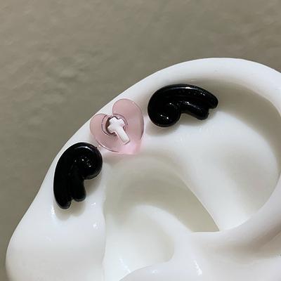 1 Paar Edelstahl Flügel Herz Ohrknorpel Nagel Ohrringe Für Frauen Süß Cool Stern Kreuz Stecker Ohrringe Schmuck Zubehör Geschenke