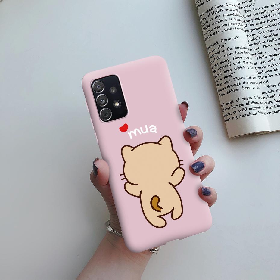 Für Samsung A52 Hülle Silikon Weich Niedlich Rückseite Stoßstange Funda Für Samsung Galaxy A52 5G GalaxyA52 A 52 2021 SM-A526B Hülle Coque