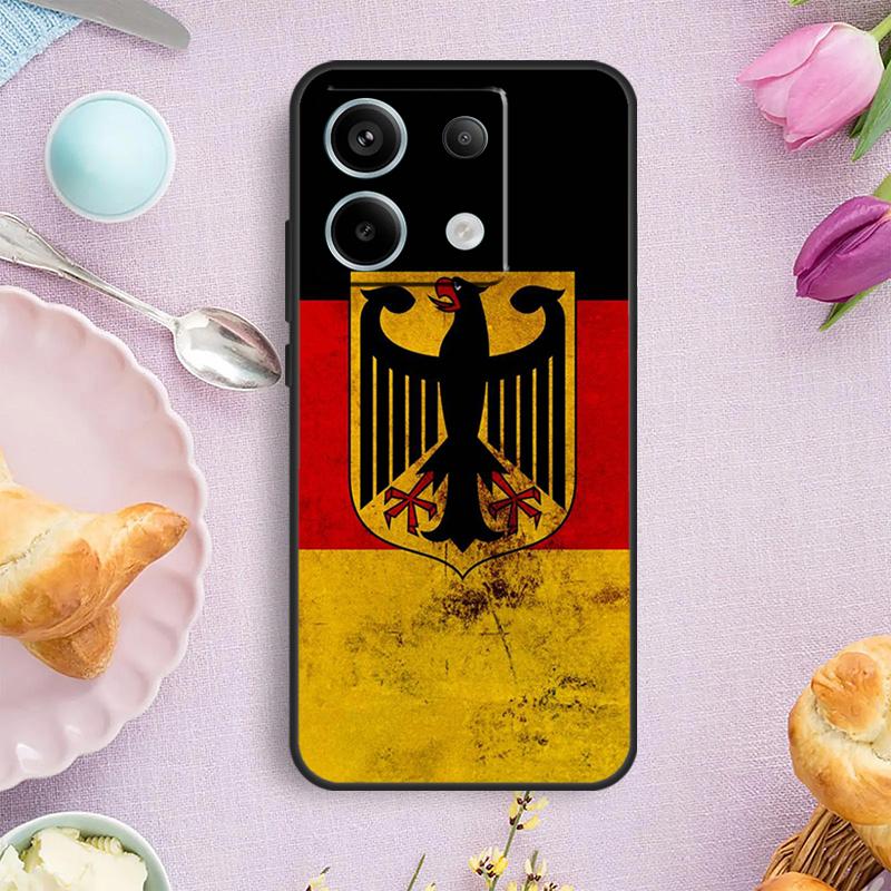 Germany Flag Emblem Case For Redmi Note 13 Pro Plus Note 12 9 10 11 Pro 9S 10S 11S 12S Redmi 12 10 C 13C Cover