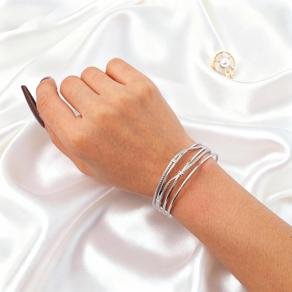 18K Gold-Plated Exaggerated Irregular Titanium Steel Bracelet