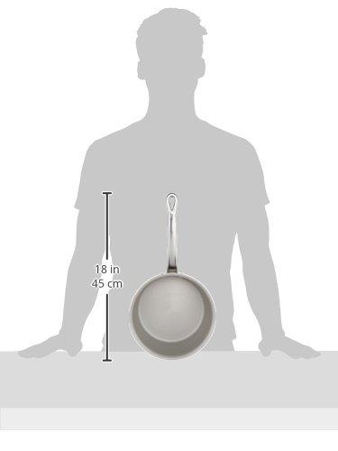 Endo Shoji Commercial TKG Deep Saucepan (with Measuring Scale), 21cm, Induction Compatible, Aluminum, AKTF602