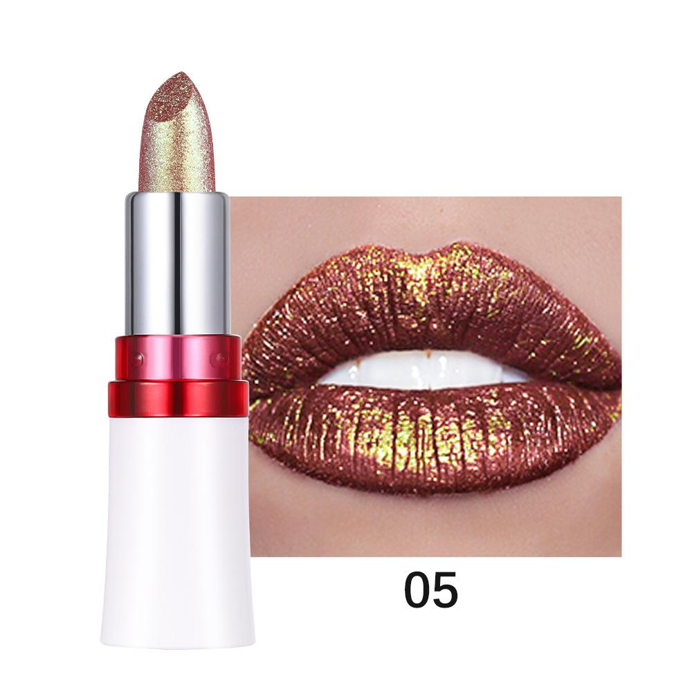 Chameleon Lipstick Pearl Lip Gloss Sparkling Glitter & Shine - Long Lasting & Moisturizing Lipstick Highly Pigmented Lip Stain Gift for Women