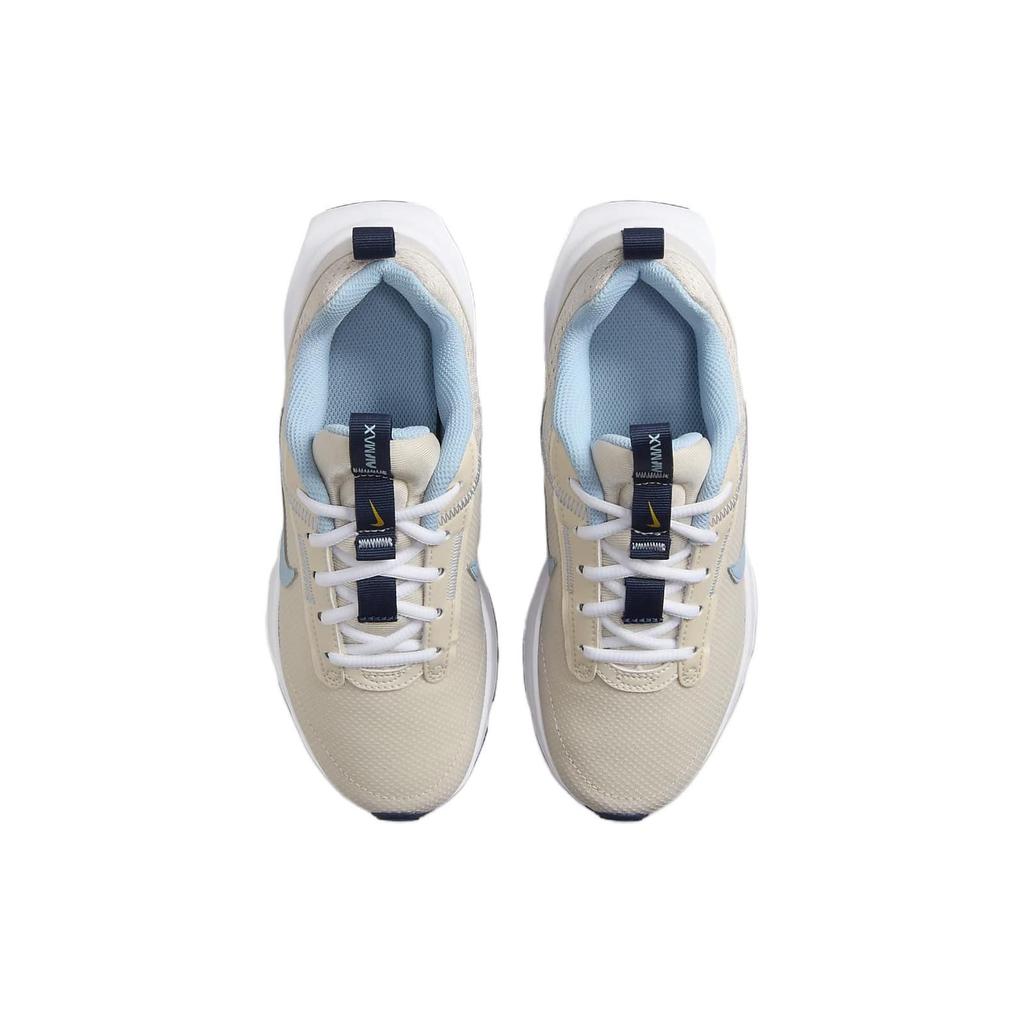 Nike אייר מקס אינטרלוק נוח רב-תכליתי בד עור סינתטי נמוך נעלי קז'ואל לילדים נעלי סניקרס לילדים צהוב לבן DH9393-104