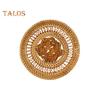 Dinner Pad Lightweight Wide Application Eco-friendly Unique Round Shape Visual Effect Cup Coaster for Restaurant