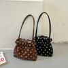 Handbag Women Faux suede Drawstring Daily Commute