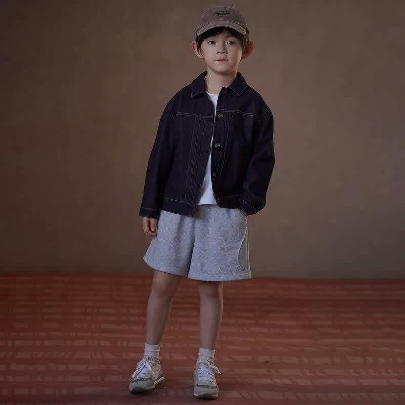 Kids' Anti-Fade Retro Denim Jacket