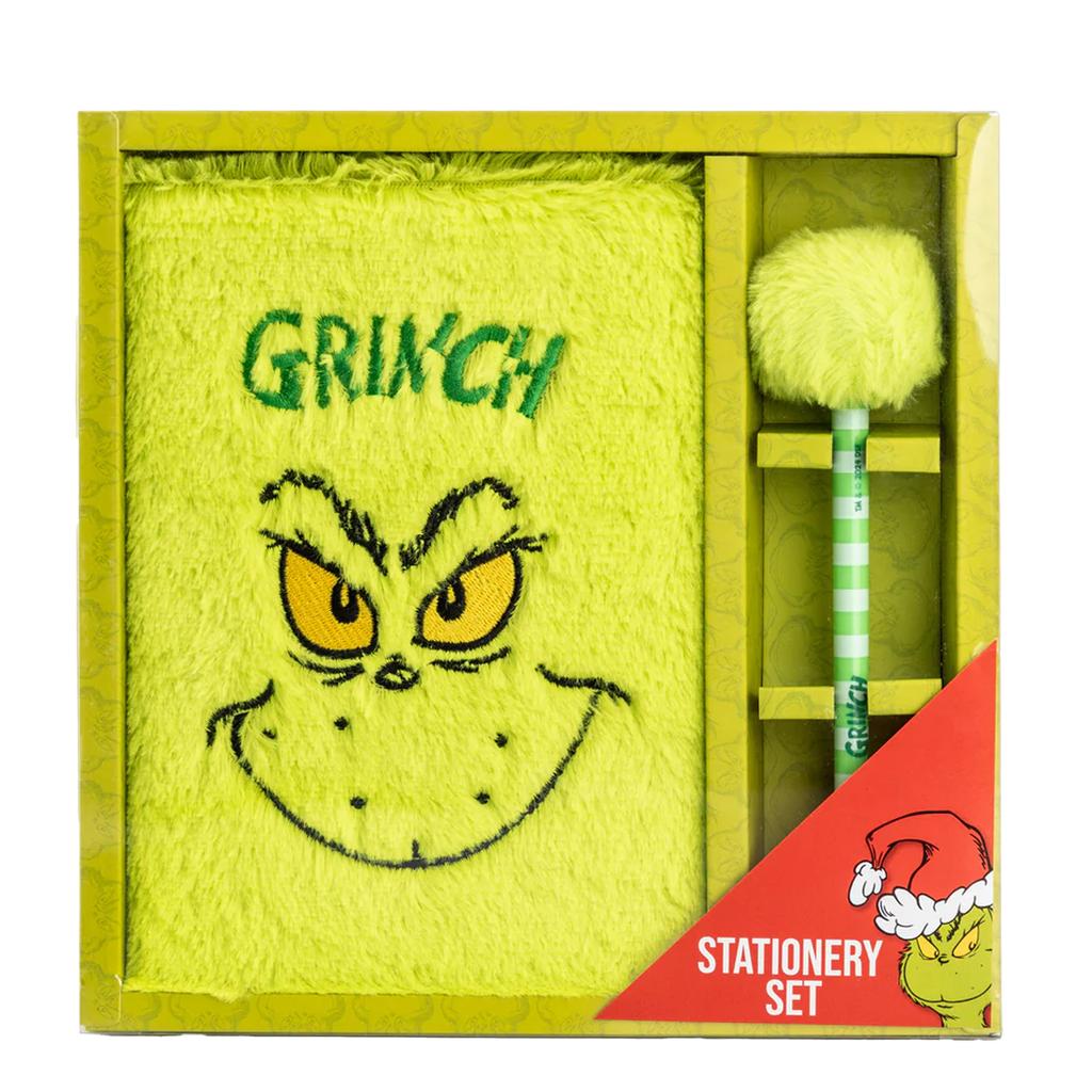 The Grinch Character Face Stationery Set