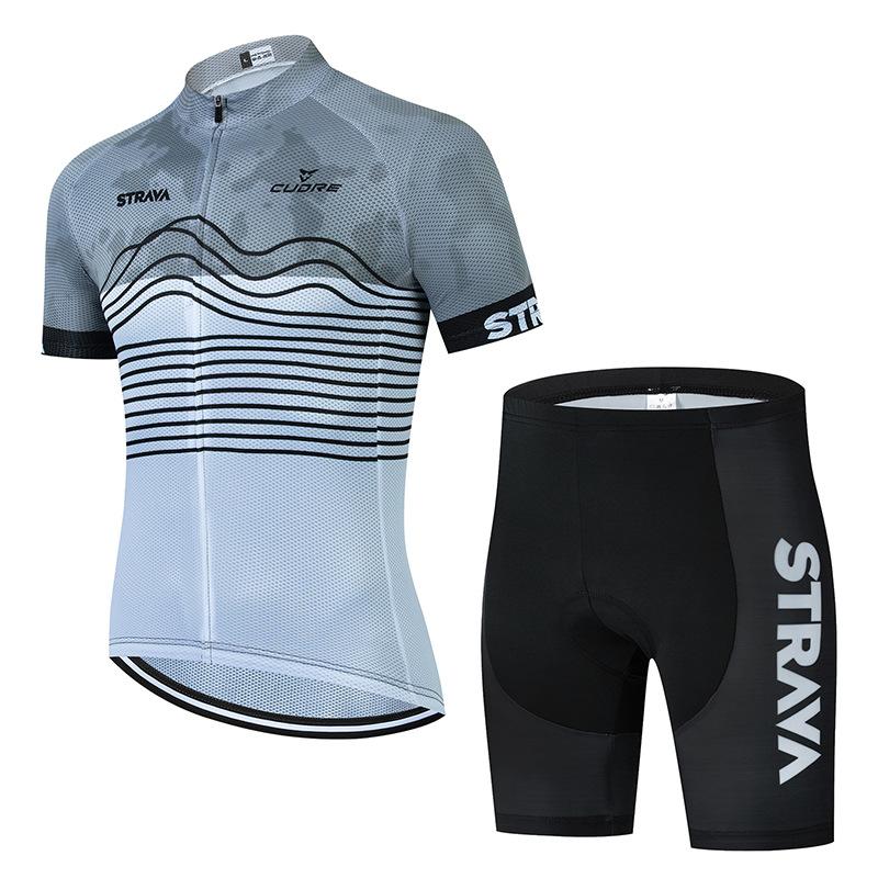 Cycling Suit Short Sleeve Suit Men's Summer Cycling Shirt Road Mountain Bike Cycling Top Pants 2026 Summer Breathable Cycling Suit Suit