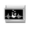 Y2K Creative Black Series Sun Moon Eye Heart Star Sunflower Cat Italian Charm Links Fit 9mm Stainless Steel Bracelet DIY Making