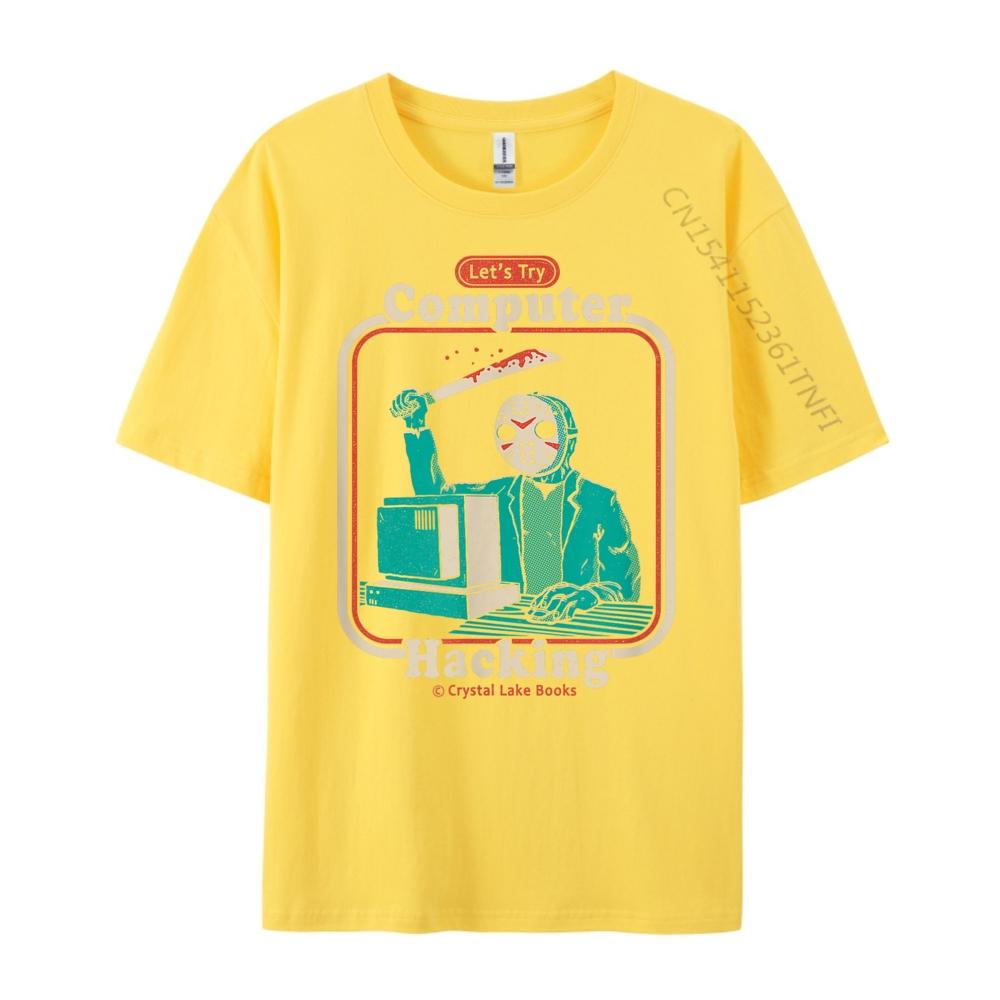 Funny Computer Hacking For Beginners Dinomike New T Shirt New In Tops & Tees Gift