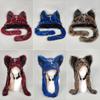 Subculture hottie cat-eared hat punk rock autumn and winter thermal hat dark goth winter plush hat