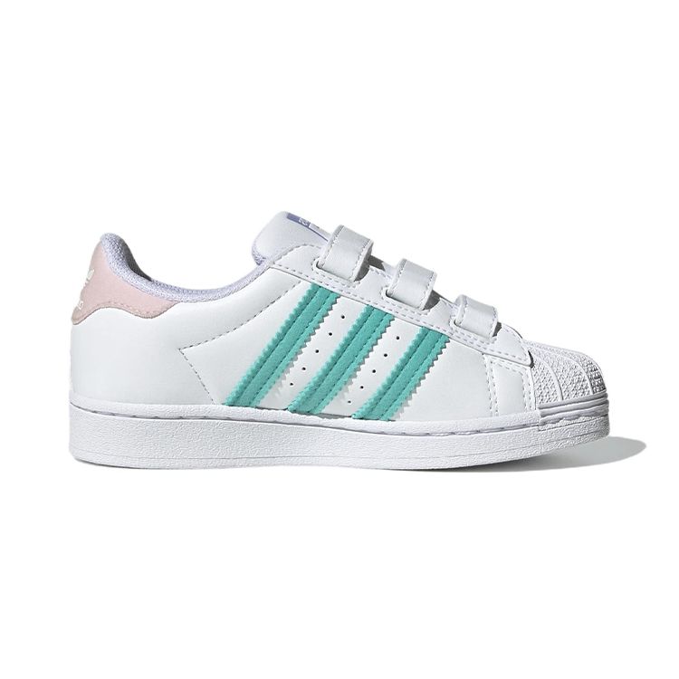 Adidas Originals Casual Durable Low-Top Kids Skate Shoes Kids Sneakers White Blue Pink GY3363