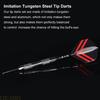 A1A2 Professional Steel Barrels PET Flight Set of 12 20 Grams Steel Tip Darts Sets with Aluminum Alloy Shaft Safe Darts Set
