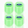 For Ford F MK4Luminous Car Badge Wheel Tire Valve Caps Covers for Ford Focus ST Ranger Mondeo Kugo Ecosport Fiesta Kuga Fusion Ghia Explorer