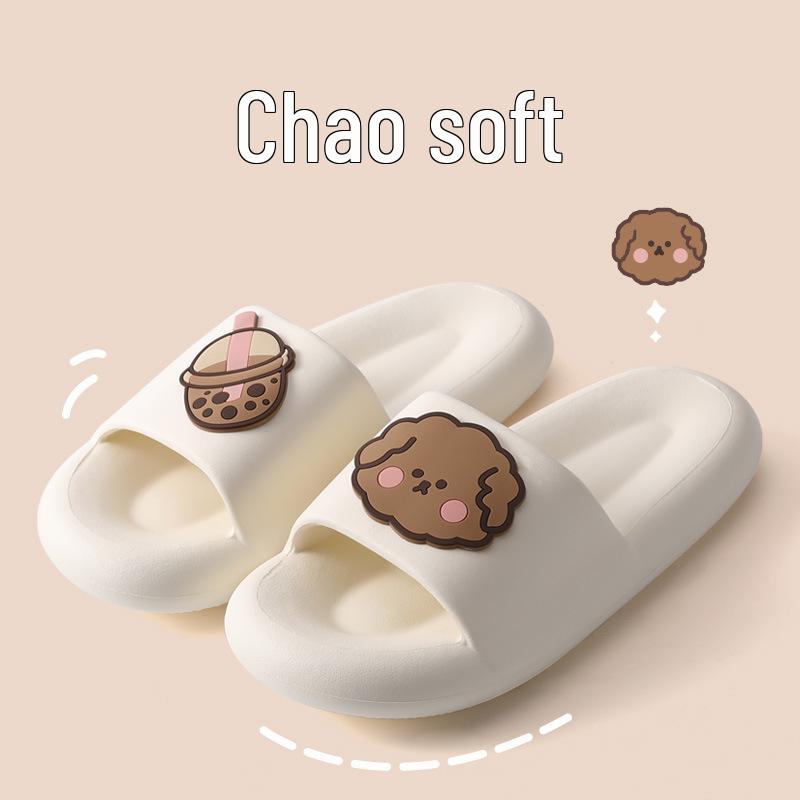 Trendige Rutschfeste Damen Sommer Hausschuhe - Dicke Sohlen, Tragekomfort, Lässige Outdoor & Zuhause Badesandalen