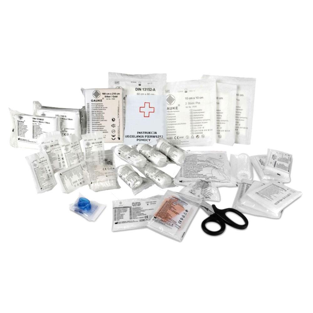 First Aid Kit Din 13157 Plus with First Aid Equipment and Mounting Frame 1pc