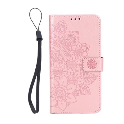 Wielofunkcyjne Etui Portfelowe na Telefon Klapka z Przegródkami na Karty i Podpórką dla Galaxy S22 Plus Różowe Złoto