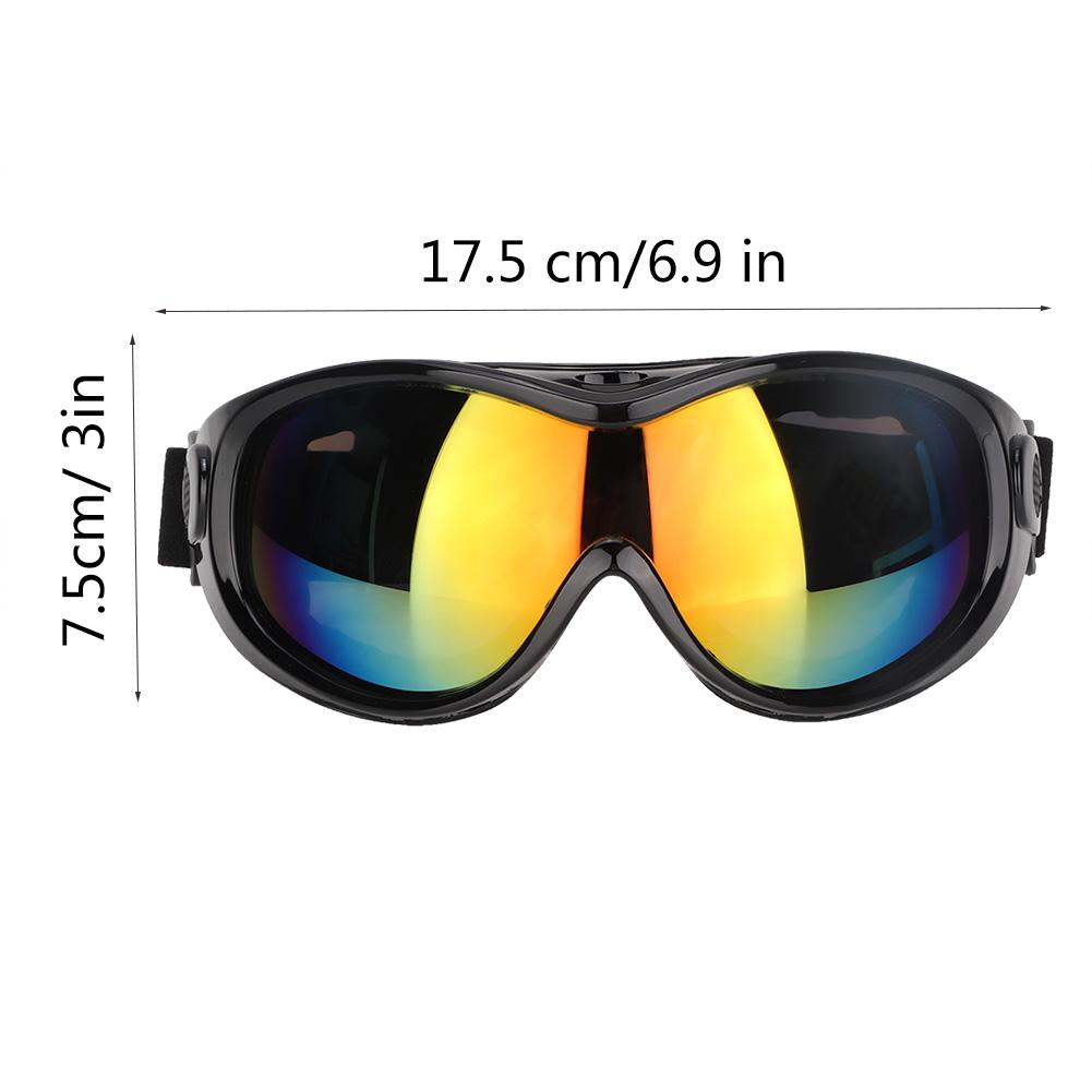 Medium and Large Dog UV Goggles Sunglasses Pet Eyes Protective Accessories Black