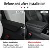 Car Accessories Armrest Cushion Cover Center Console Box Pad Leather Protector
