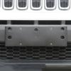 Car 4WD Front Bumper License Plate Bracket Holder for Jeep Renegade 2016 2017 2018    2022 Exterior Accessories