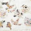 Yi Niao Blossoms Series Flower-Themed PET Sticker Pack - 6 Designs for Journals