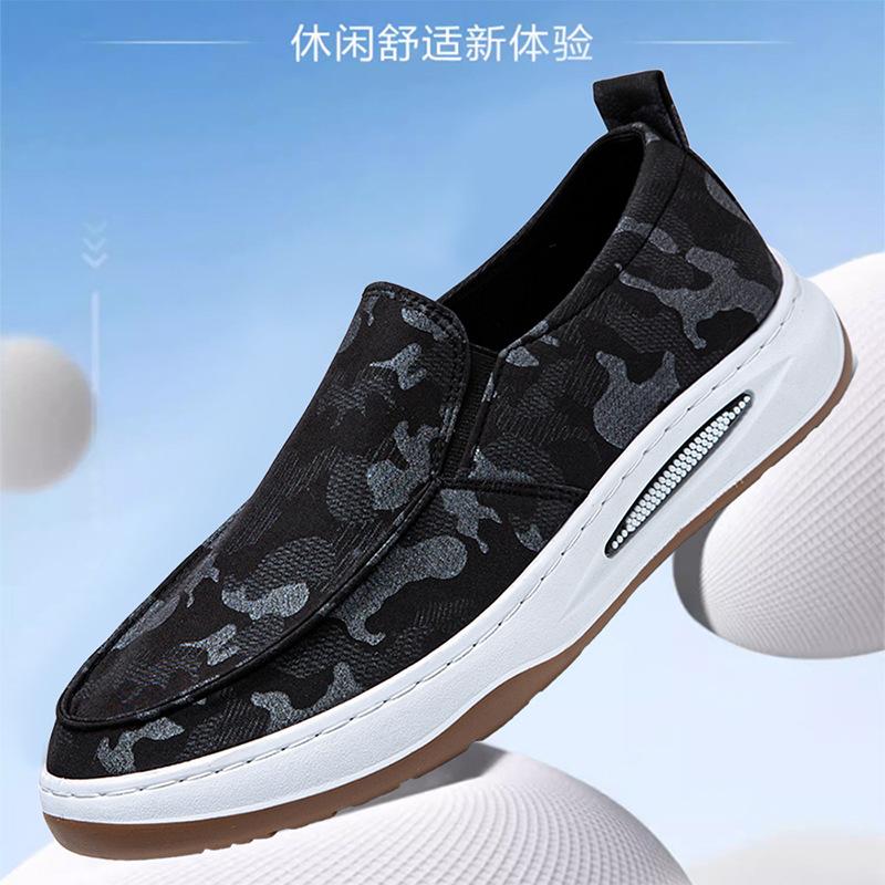 New men's shoes foreign trade breathable non-slip cloth shoes one-pedal men's casual cloth shoes