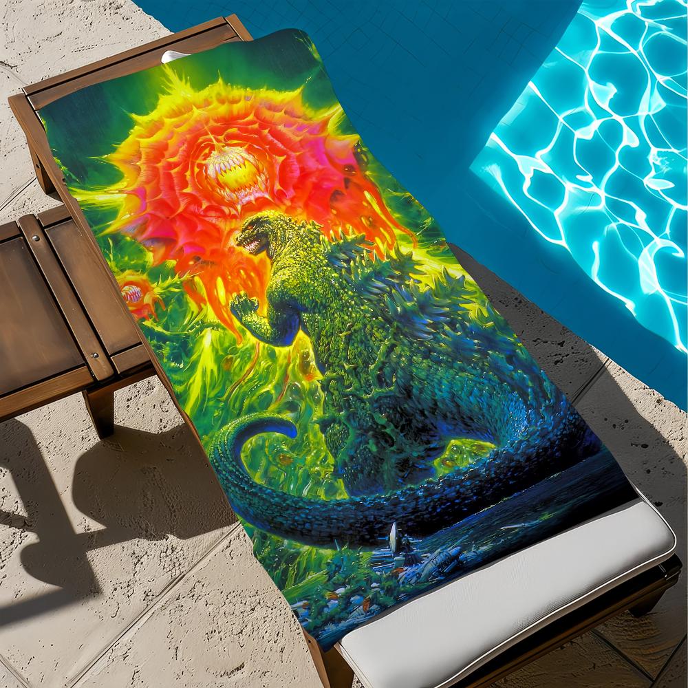 Towel Gym Shower Movie Camping Quick Dry Sports Large Beach G-GodzillaS Towels Soft Pool Gift For Travel