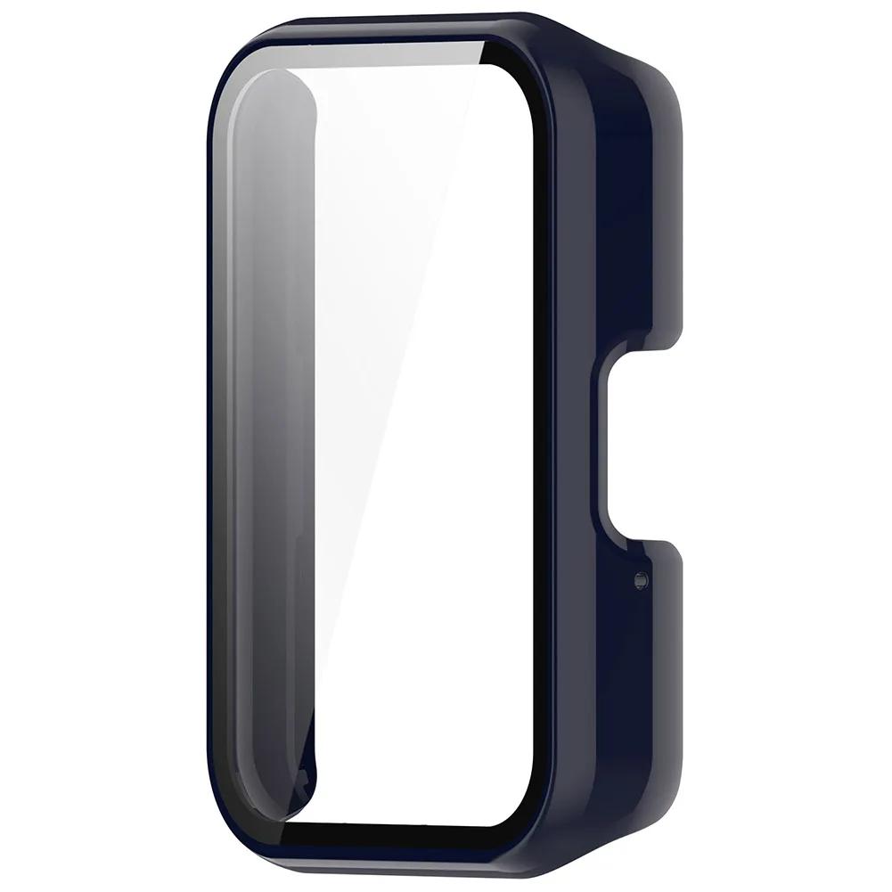 PC Watch Case Smartwatch Protective Cover with Tempered Glass Anti-Fall Dustproof for Samsung Galaxy Fit 3 SM-R390
