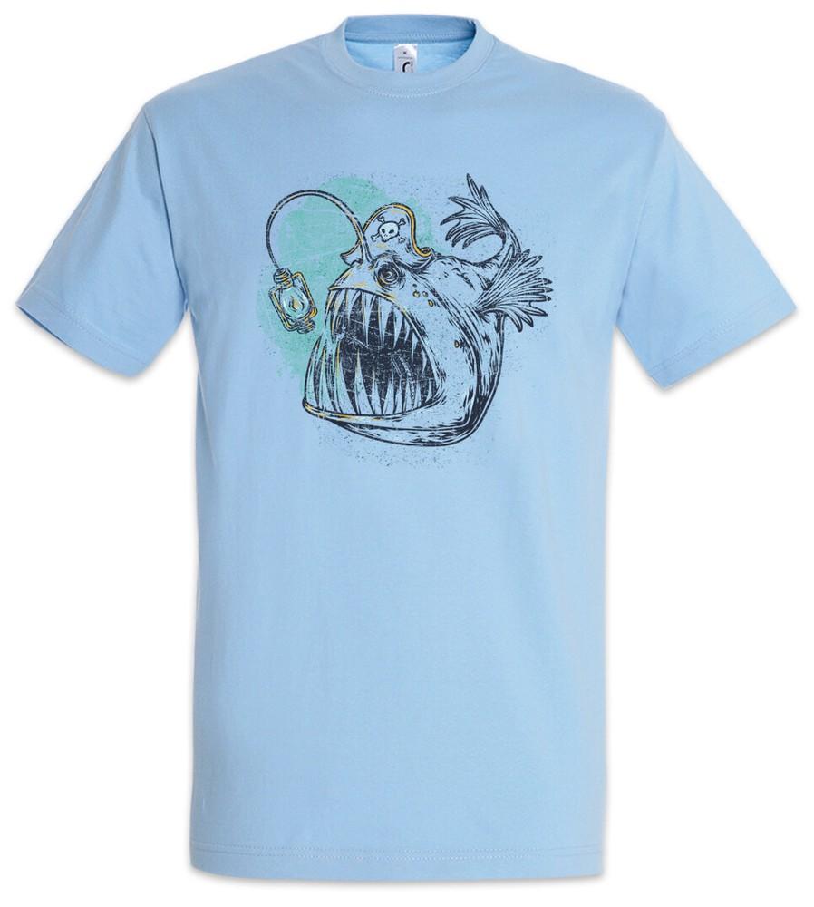 Sailor Deep Sea Fish T-Shirt Diver Diving Sailing Deep-sea Angler Fish Surfer