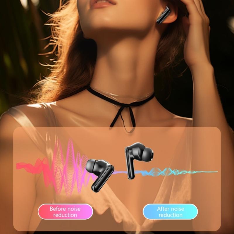 LY21 Digital Display Digital Earbuds Earphones Noise Reduces In Ear BT5.49 Earbuds for Extended Playing time