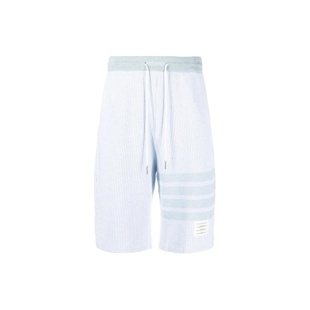 THOM BROWNE 4 Bar Striped Drawstring Shorts MJQ200A-J0142-480