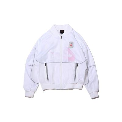 Giacca Varsity Air Jordan 5 Legacy in Taffetà e Nylon Trasparente Uomo Giacche Bianco CU1667-100