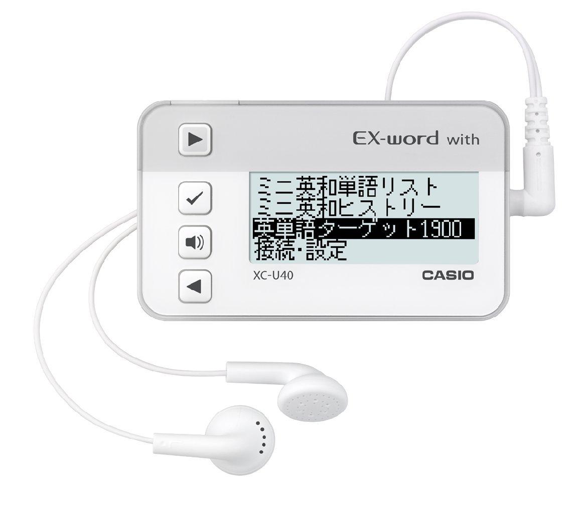 

Casio Digital Vocabulary Book Ex-word with High School Student Model XC-U40WE White