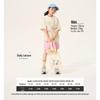 Girl's 100% Cotton Short Sleeve Jelly Letter Print T-Shirt