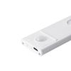 Ultra-Thin LED Cat's Eye Motion Sensor Lamp - Rechargeable & Self-Adhesive for Wardrobe or Wine Cabinet