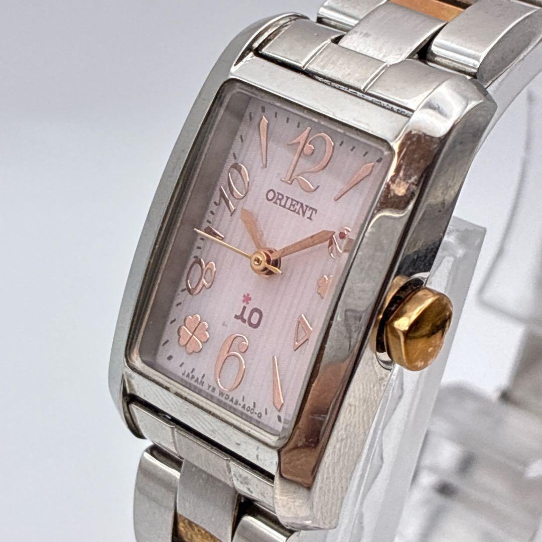 Orient ORIENT io solar operation square pink gold